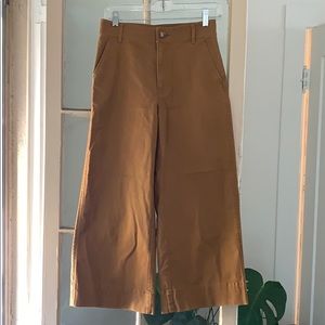 Madewell wide leg crop pant